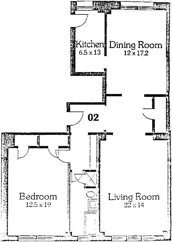 4300 N Marine Drive Floorplan - 02 Tier