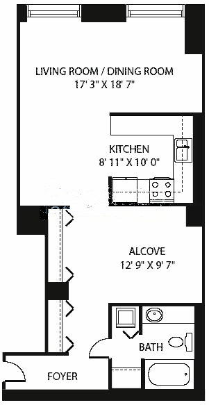 474 N Lake Shore Drive Floorplan - 12 Tier