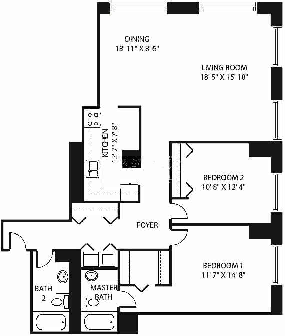 474 N Lake Shore Drive Floorplan - 02, 05 Tiers