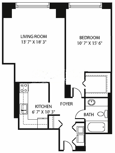 474 N Lake Shore Drive Floorplan - 03, 04, 09, 10 Tiers