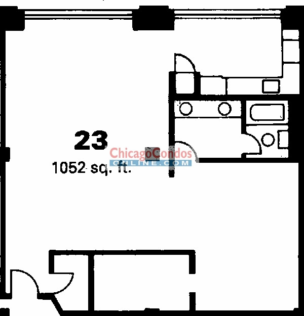 540 N Lake Shore Drive Floorplan - 23 Tier*