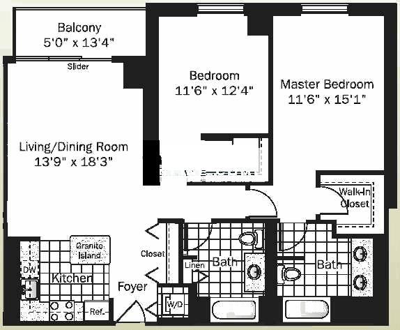 545 N Dearborn Floorplan - 02, 05 Simplex Tiers*