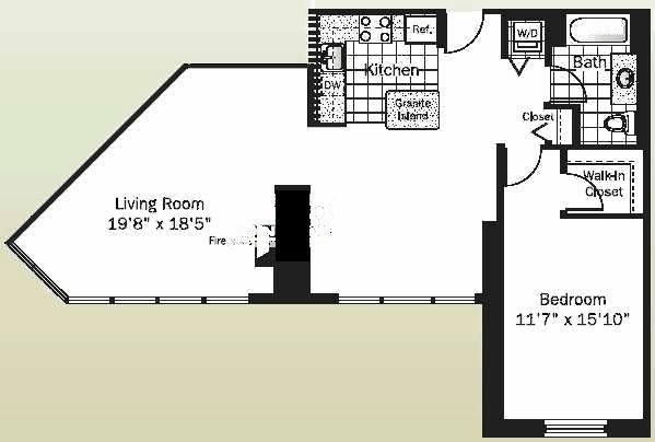 545 N Dearborn Floorplan - 03, 07 Simplex Tiers*