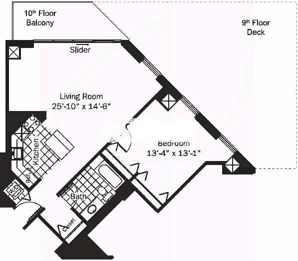 545 N Dearborn Floorplan - 04 Tier