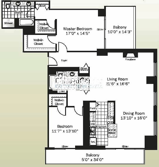545 N Dearborn Floorplan - 05 Tier