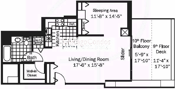 545 N Dearborn Floorplan - 06 Tier*
