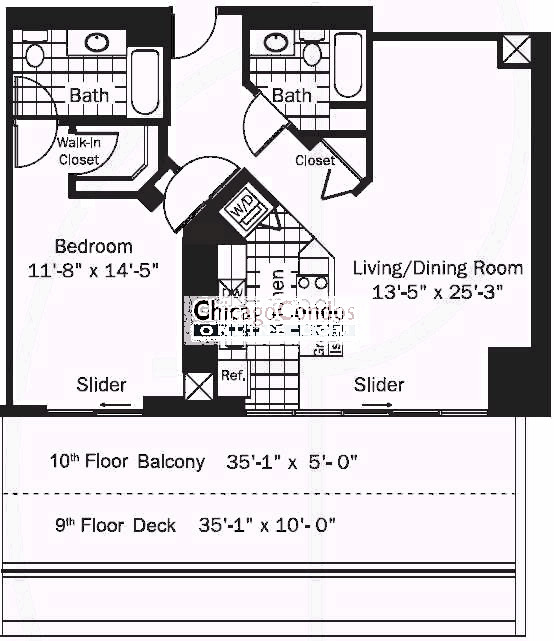 545 N Dearborn Floorplan - 07 Tier*