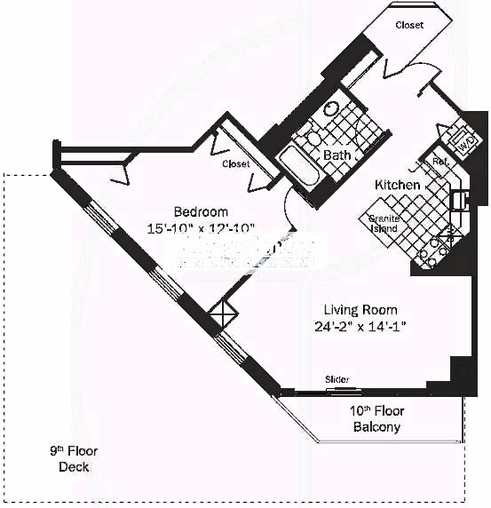 545 N Dearborn Floorplan - 10 Tier*