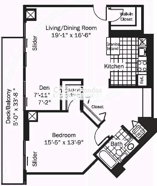 545 N Dearborn Floorplan - 11 Tier*