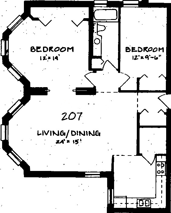 550 W Surf Floorplan - 07, 15 Tiers