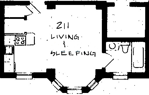 550 W Surf Floorplan - 11 Tier*