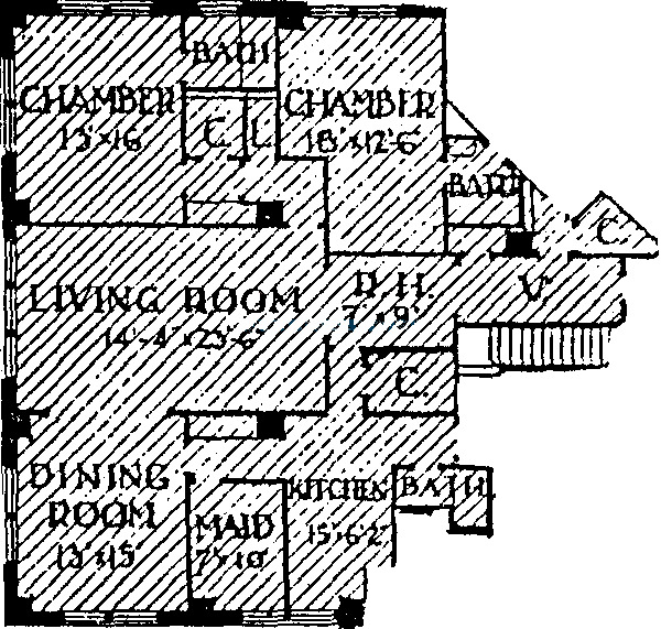 5555 N Sheridan Floorplan - 1611 Tier