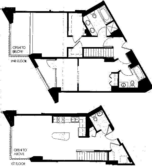 600 N Kingsbury Floorplan - 02 - 04 Tiers