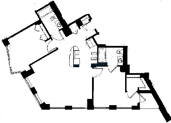 600 N Kingsbury Floorplan - 02 Tier