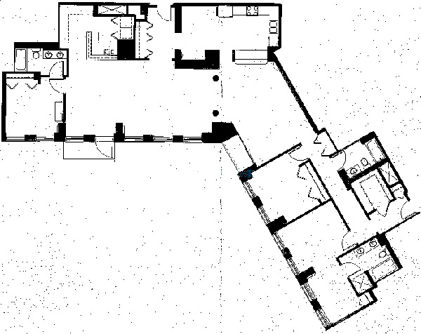 600 N Kingsbury Floorplan - 01 Penthouse Tier*