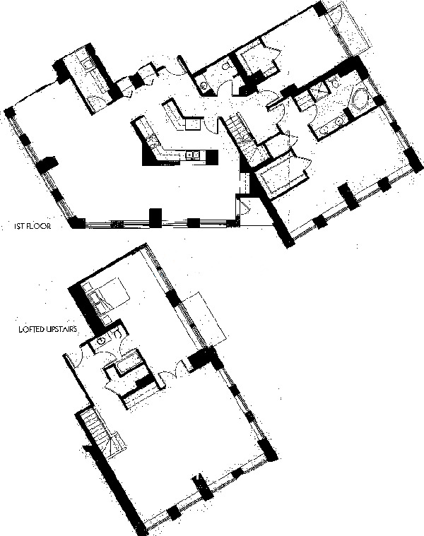 600 N Kingsbury Floorplan - 02 Penthouse Tier*