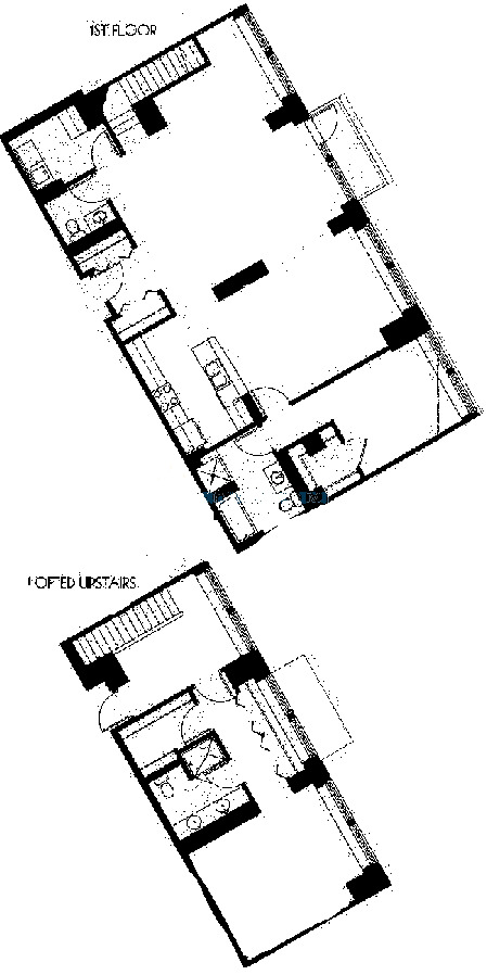 600 N Kingsbury Floorplan - 03 Penthouse Tier*