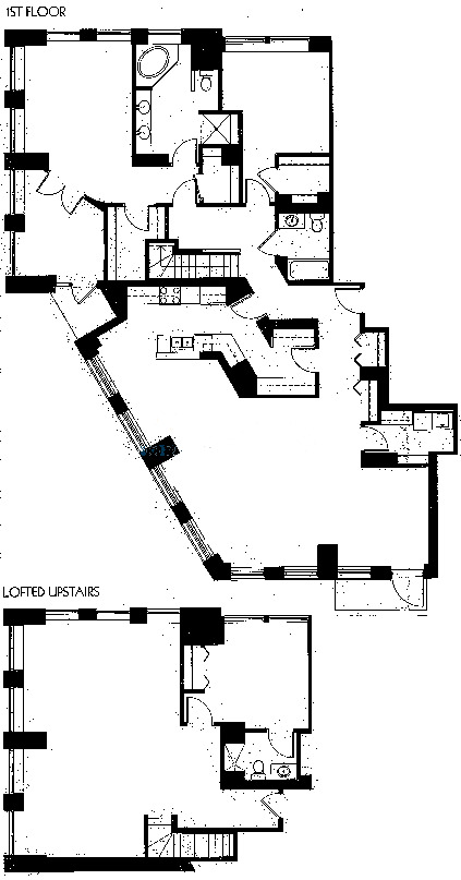 600 N Kingsbury Floorplan - 07 Penthouse Tier*