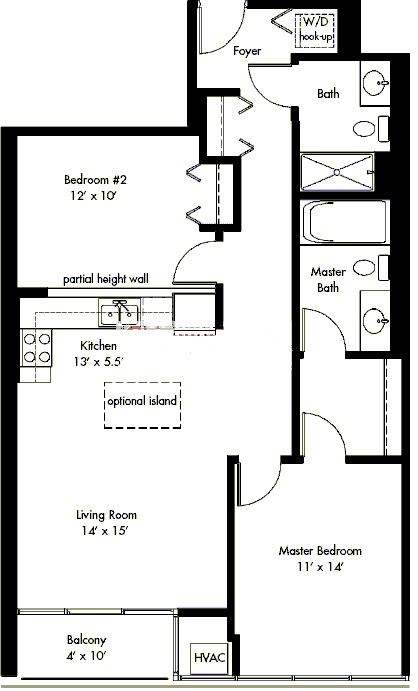 630 N Franklin Floorplan - 01 Tier*