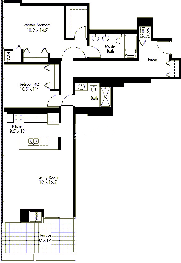 630 N Franklin Floorplan - 08 Tier*