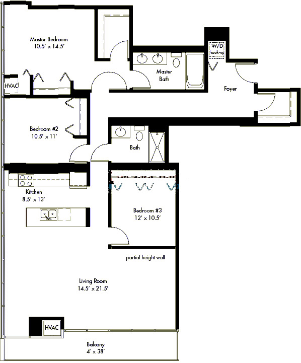 630 N Franklin Floorplan - 08 Tier*