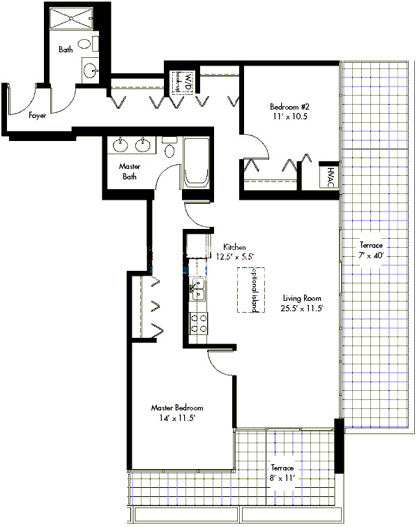 630 N Franklin Floorplan - 11 Tier*
