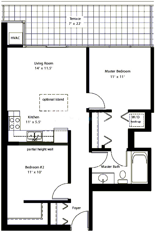 630 N Franklin Floorplan - 14 Tier*