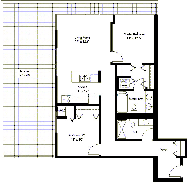 630 N Franklin Floorplan - 19 Tier*
