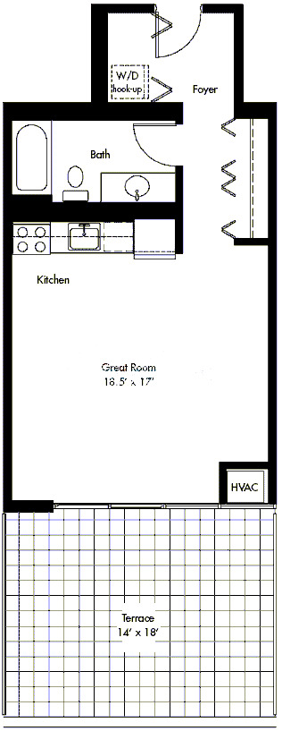 630 N Franklin Floorplan - 20 Tier