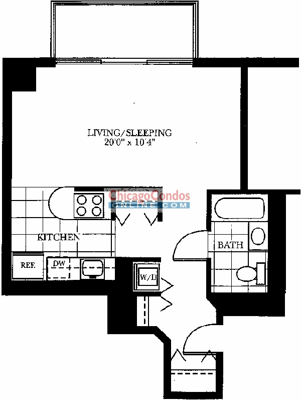 630 N State Floorplan - Astoria