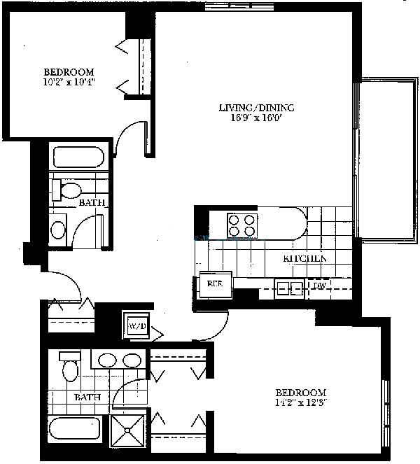 630 N State Floorplan - Bismark*