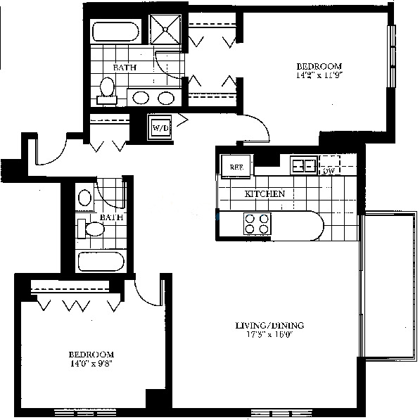 630 N State Floorplan - Fairfax