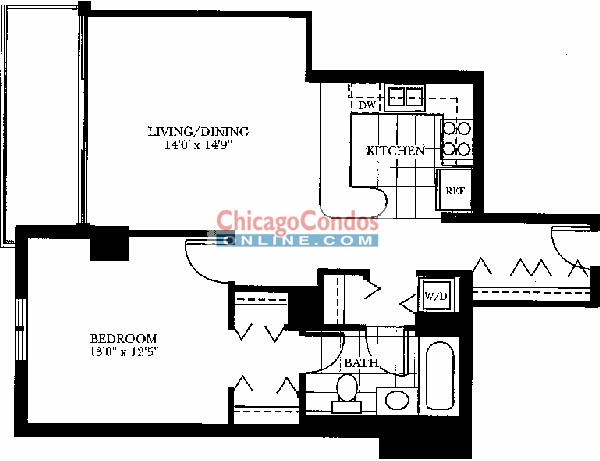 630 N State Floorplan - Inglewood