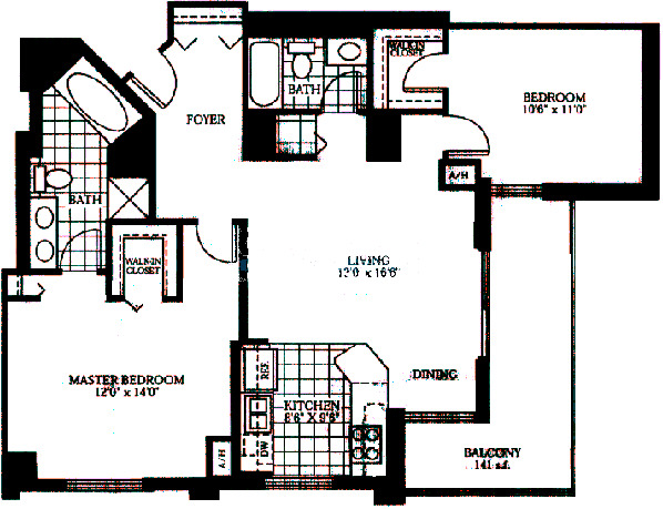 635 N Dearborn Floorplan - The Fluyt F Tier