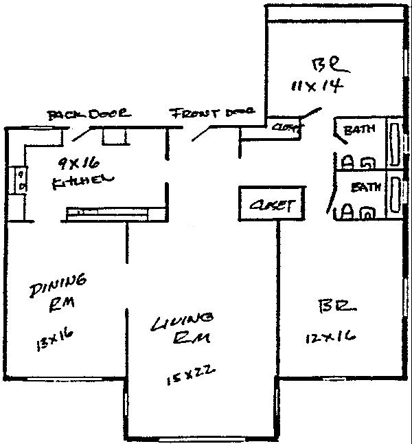 711 W Gordon Ter Floorplan - 718 Gordon 2G Tier