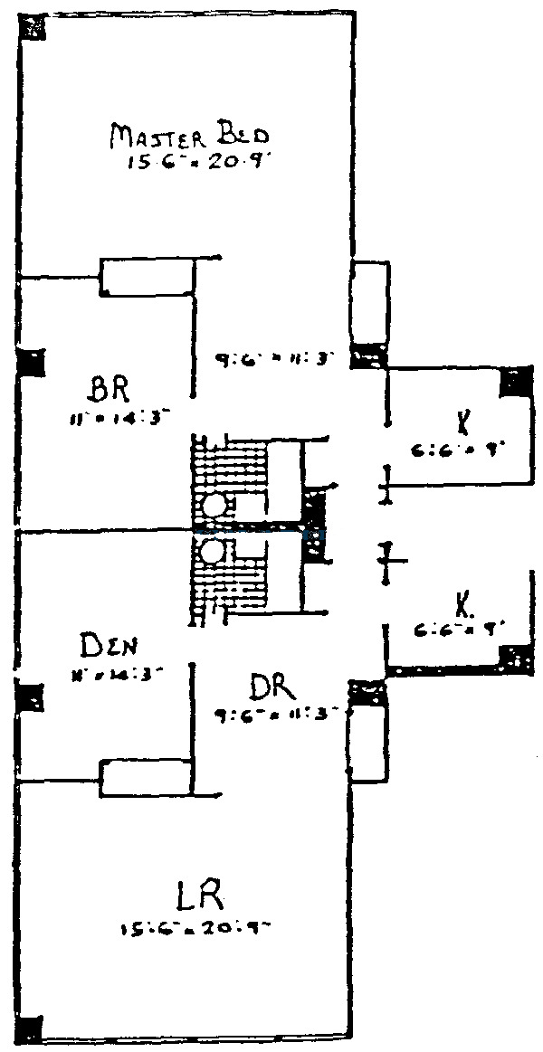 860 N Lake Shore Drive Floorplan - D & H Tier