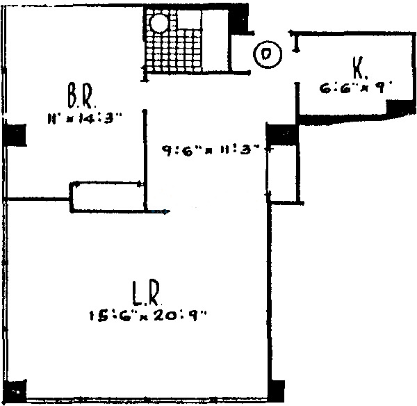 860 N Lake Shore Drive Floorplan - A, D, E, H Tiers