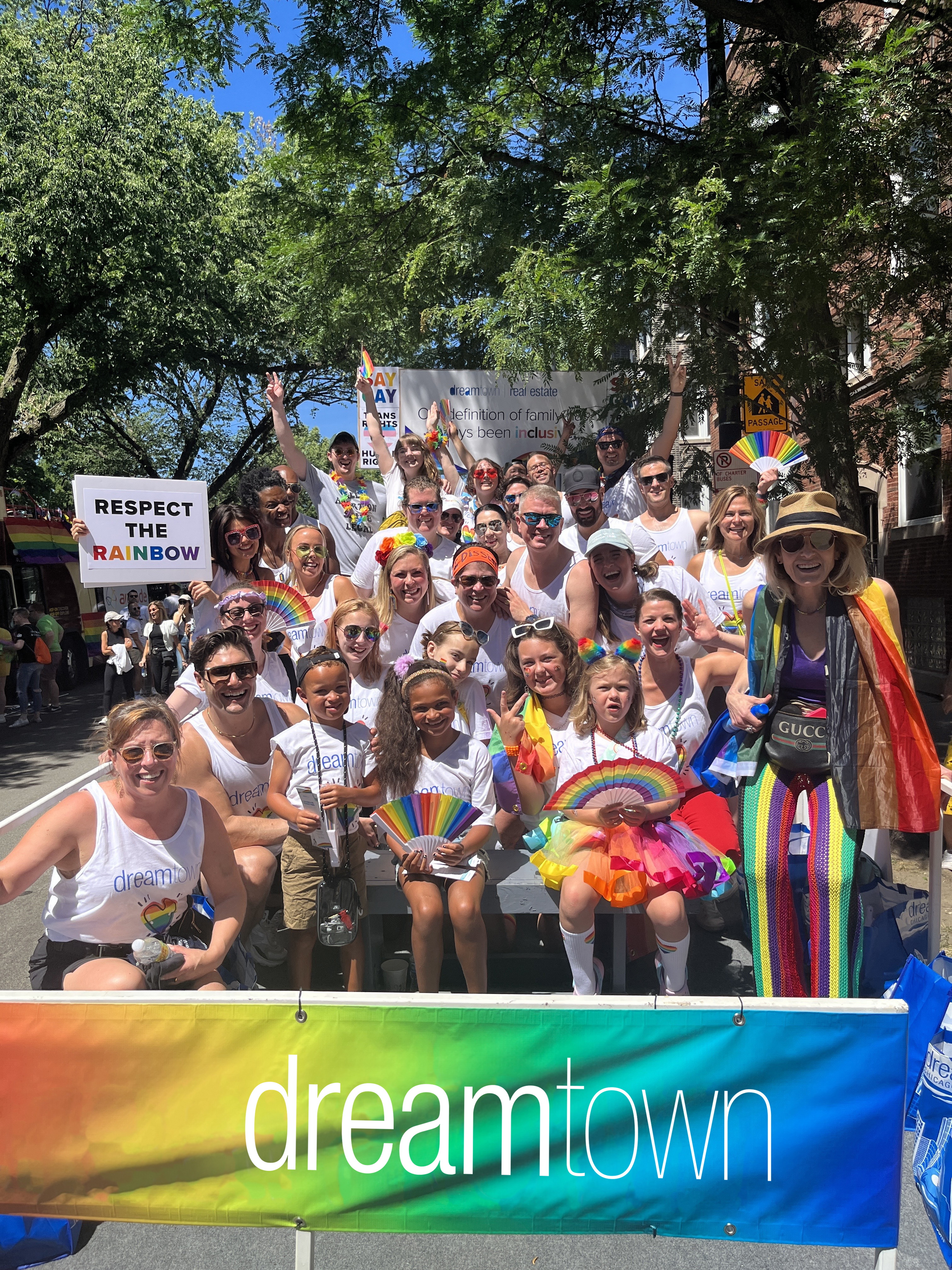 Dream Town employees at Pride Parade