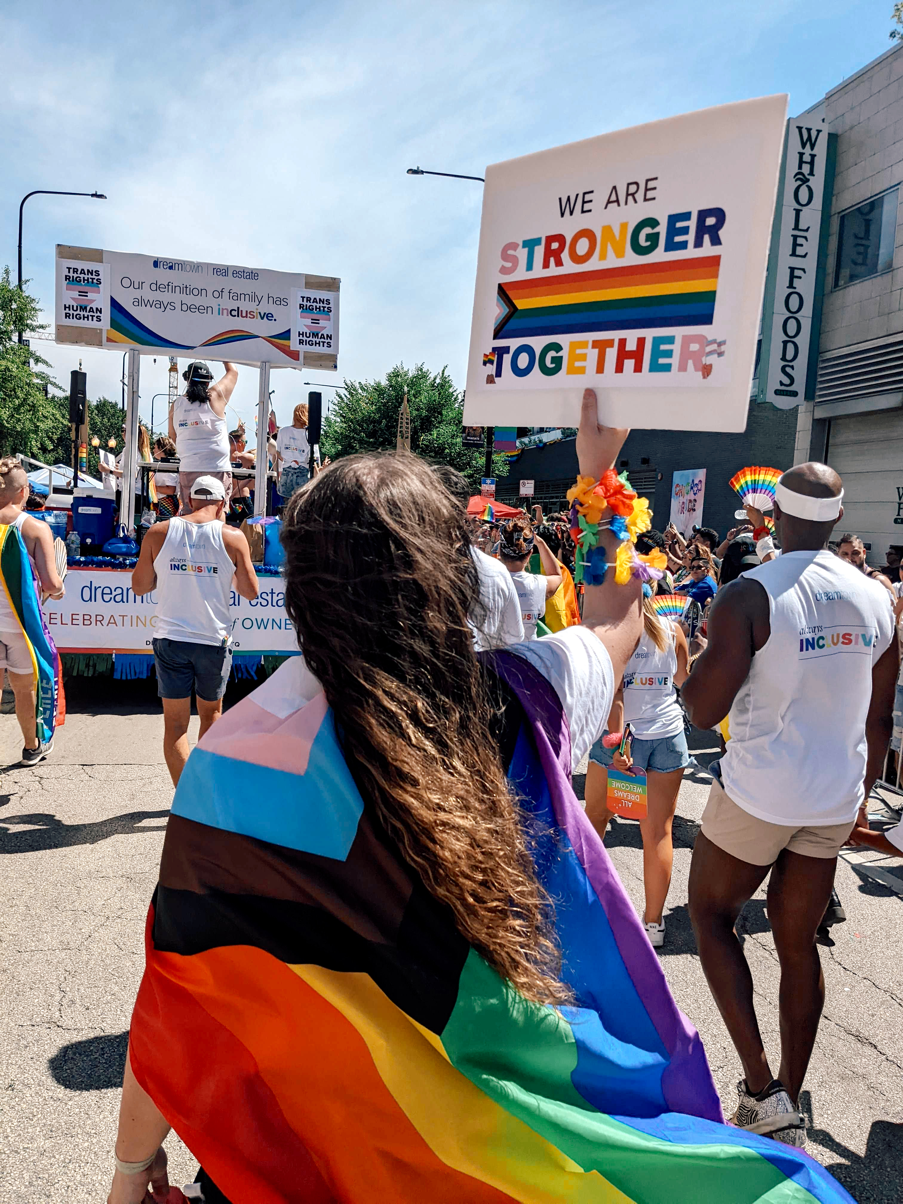 Dream Town employees at Pride Parade