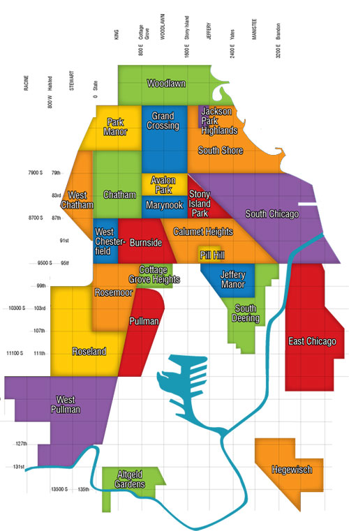 Chicago Neighborhood Map Dream Town Realty