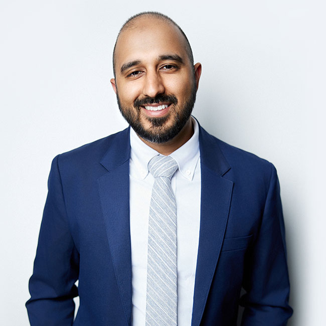 Photograph of Dream Town agent Adnan Ghauri