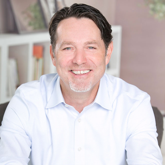 Photograph of Dream Town agent Ian Halpin