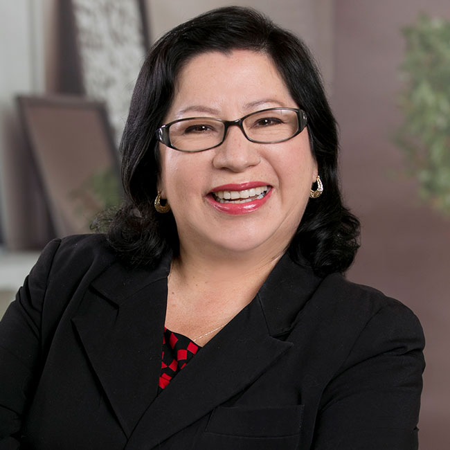 Photograph of Dream Town agent Maria Linares